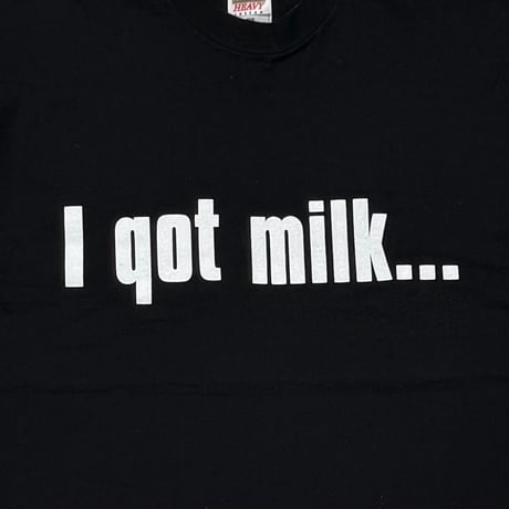 OLD & VINTAGE I got milk ... I need beer! BLACK FRUIT OF THE LOOM XL 7060