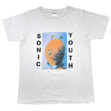 SONIC YOUTH diRty DOLL WHITE GILDAN MEDIUM 0138