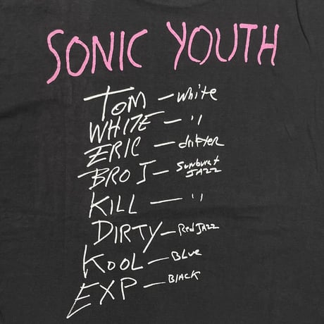 SONIC YOUTH DISAPPEARER EURO XL 8911