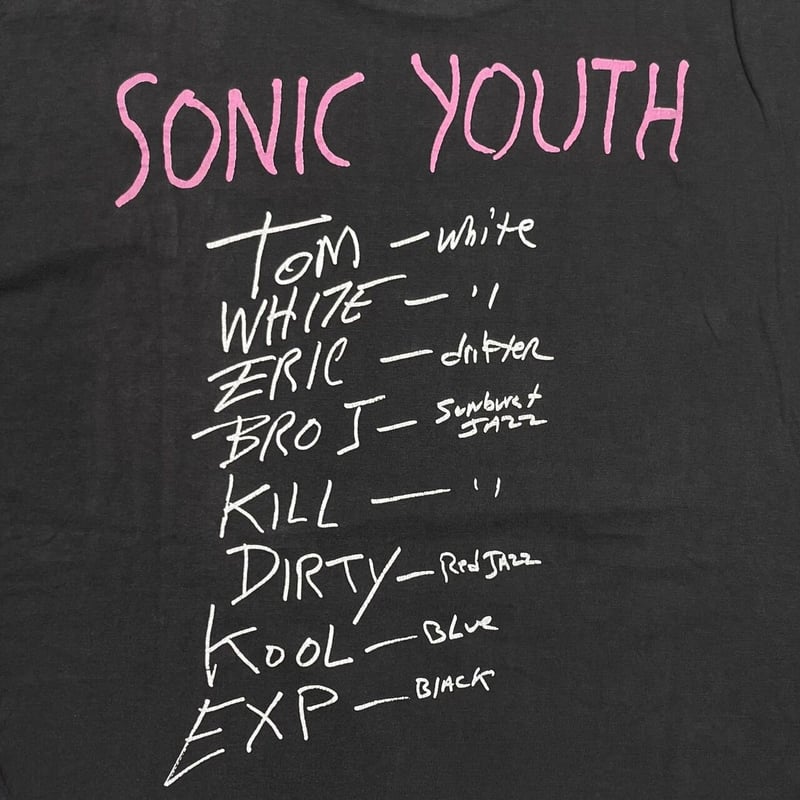 SONIC YOUTH DISAPPEARER EURO XL 8911 | greatLAn
