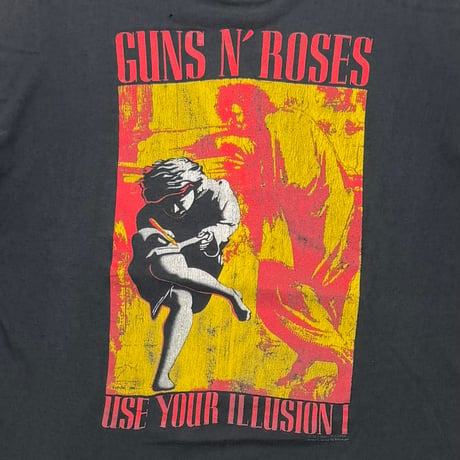 GUNS N' ROSES USE YOUR ILLUSION 1 1991 DOUBLE SIDE BROCKUM XL 3786