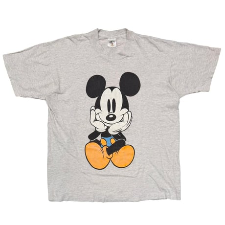 DISNEY VINTAGE MICKEY MOUSE LINK PRINT BLUE PANTS FITS XL 4519