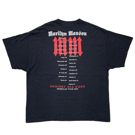 MARILYN MANSON AGAINST ALL GOD AMERICAN TOUR 2004 DELTA XXL 1125