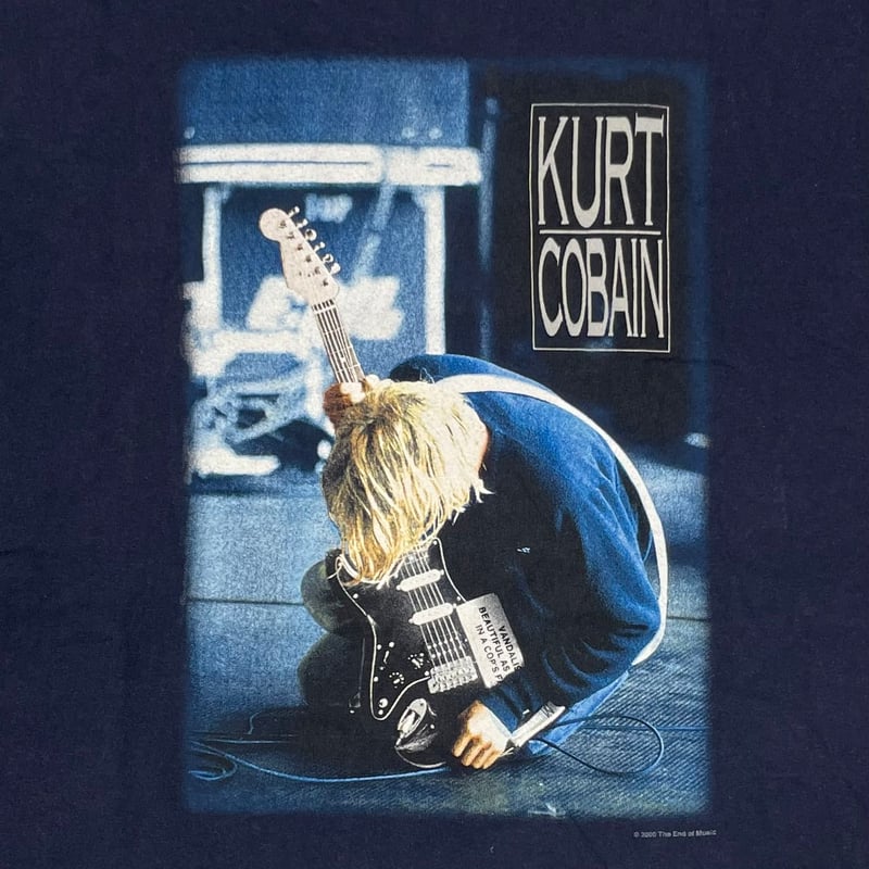NIRVANA 2000 KURT COBAIN NAVY M&O XL 0710 | gre