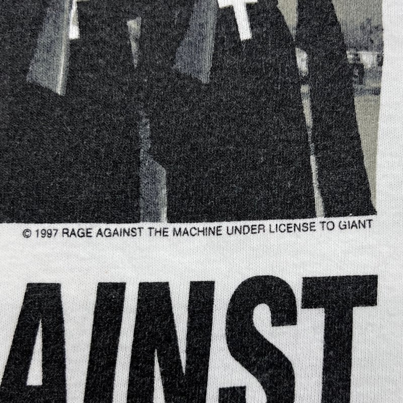 RAGE AGAINST THE MACHINE NUNS AND GUNS WHITE GI