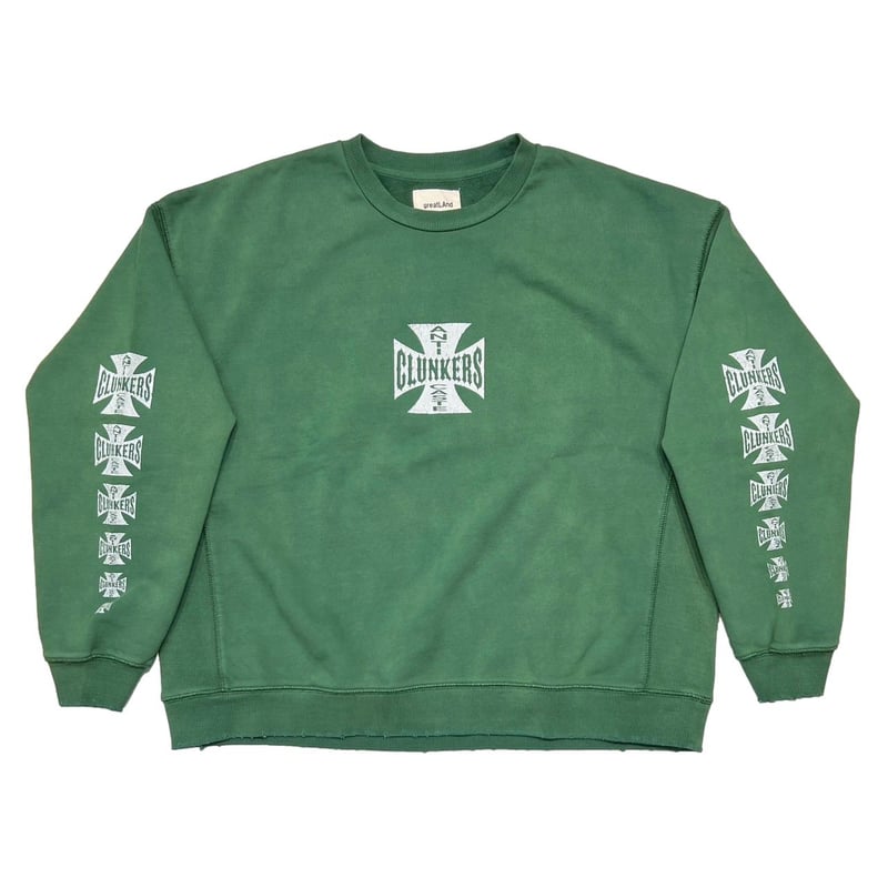 グレートランド greatLAnd clunkers zip hoodie 新品 greatLAnd ORIGINAL CLUNKERS ZIP HOODIE / DOUBLE