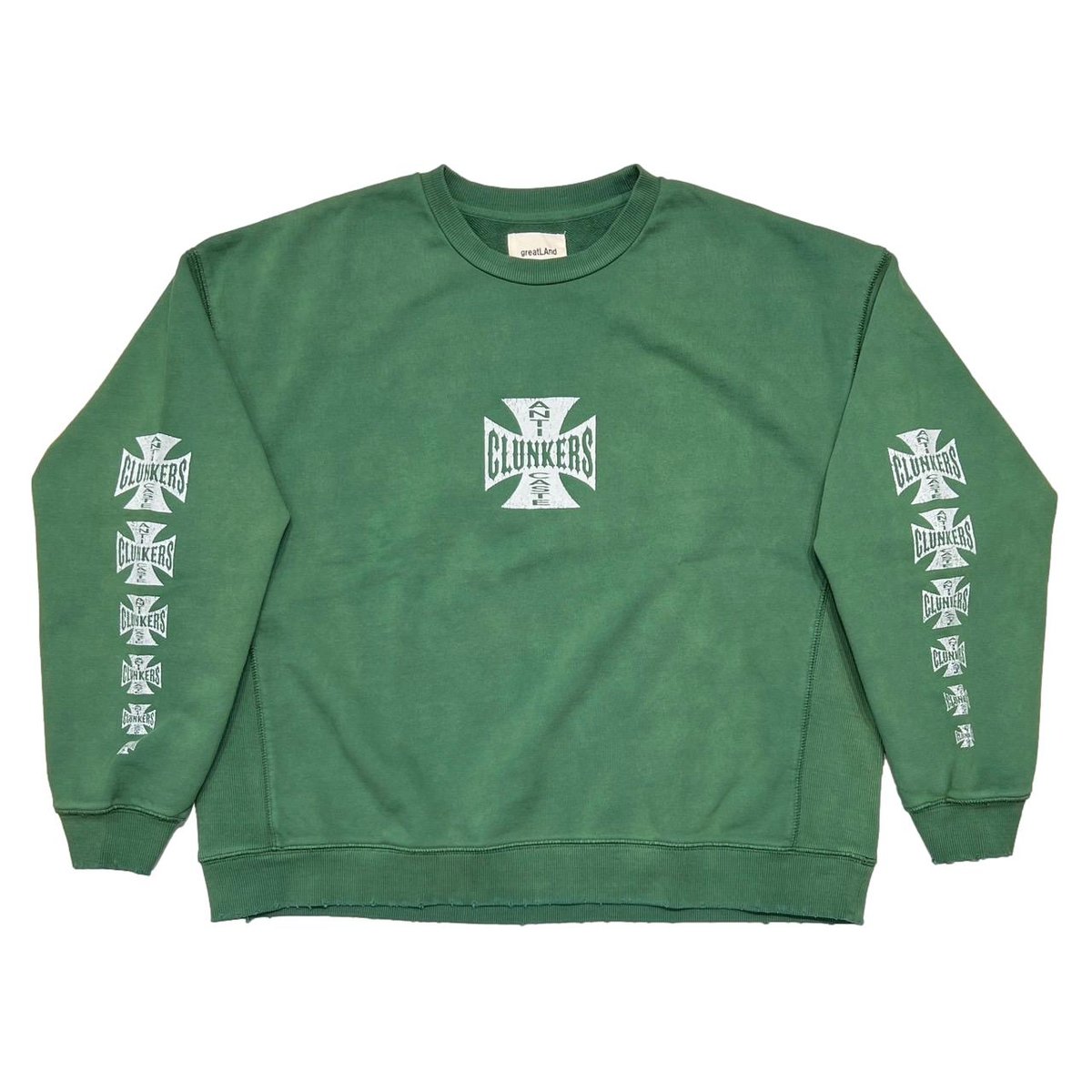 トップス greatLAnd CLUNKERS CREW NECK SWEAT SHIRT fit=scale-down,w=1200