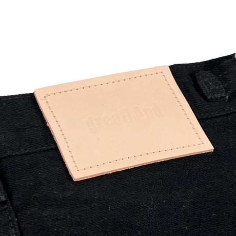 greatLAnd ORIGINAL LOGAN BLACK DENIM PANT ONE WASH