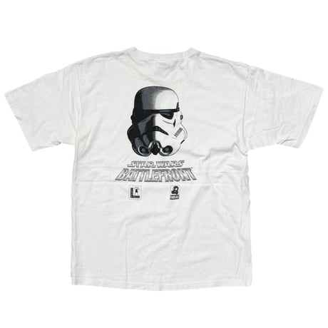 STAR WARS BATTLEFRONT VIDEO GAME PROMO WHITE FRUIT OF THE LOOM LARGE 9367