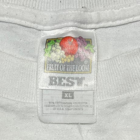 OLD & VINTAGE RIDGEWOOD RUN SUPPORTED BY BMW WHITE FRUIT OF THE LOOM XL 7286