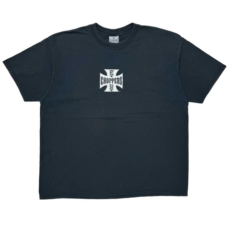 WEST COAST CHOPPERS IRON CROSS LONG BEACH CA SS BLACK XL 4857