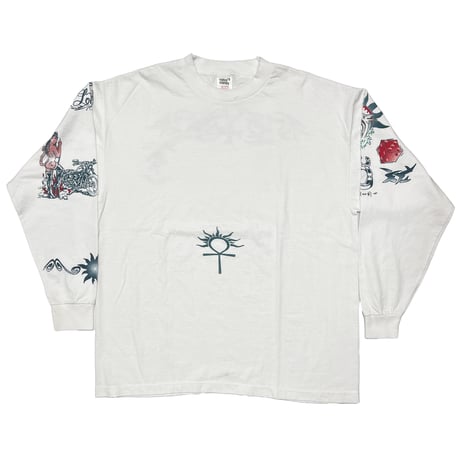 DENNIS RODMAN TATTOO LS WHITE XL 5066