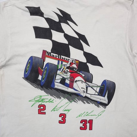 MARLBORO PHOENIX '94 WORLD CHAMPIONSHIP POCKET TEE WHITE FRUIT OF THE LOOM XL 7659