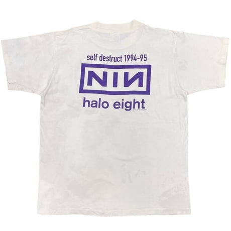 NINE INCH NAILS THE DOWNWARD SPIRAL SELF DESTRUCT 1994 NATURAL ALL SPORT LARGE 1831