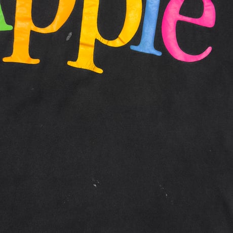 Apple COLOR TEXT LOGO Hanes XL 5058