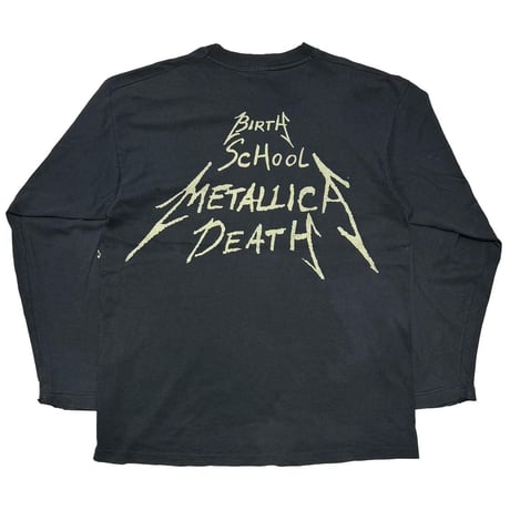 METALLICA PUSHEAD VAMPIRE SKULL SIDE FLAME BIRTH SCHOOL LS SCREEN STARS LARGE 7902