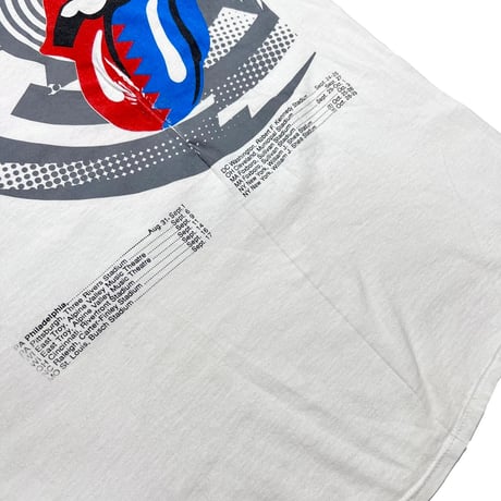 ROLLING STONES STEEL WHEELS TOUR WHITE STEDMAN XL 5085