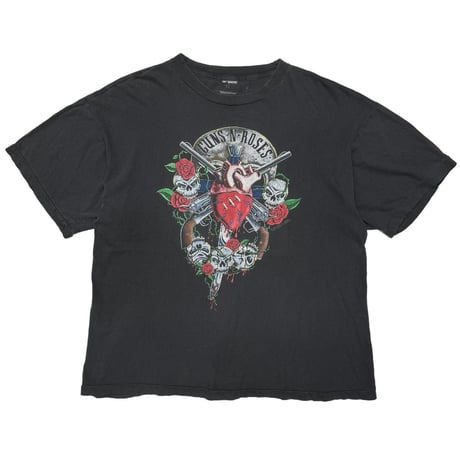 GUNS N' ROSES 1990 SKULL GUN HEART FITS XL 9252