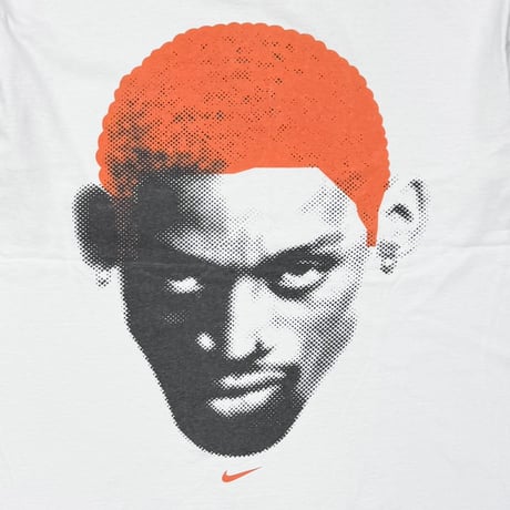NIKE DENNIS RODMAN ORANGE HEAD WHITE LARGE 9067