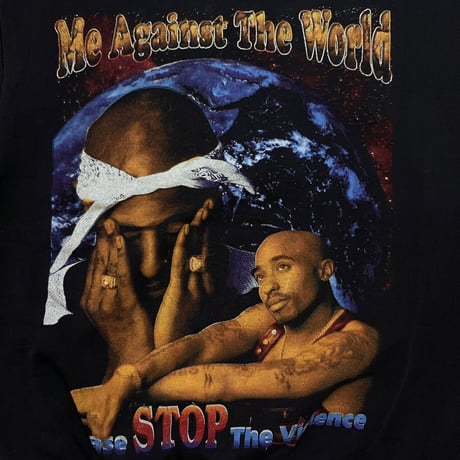 2PAC ALL EYES ON ME ME AGAINST THE WORLD CREWNECK SWEAT INFINI-T XL 4087