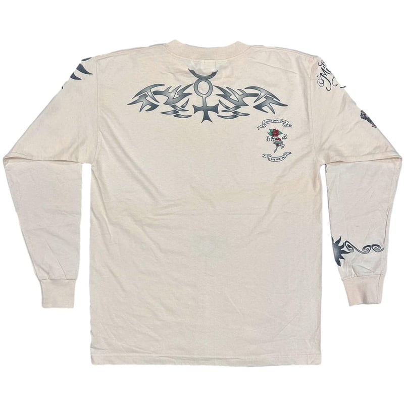 トップス DENNIS RODMAN TATTOO LS NATURAL LARGE DENNIS RODMAN