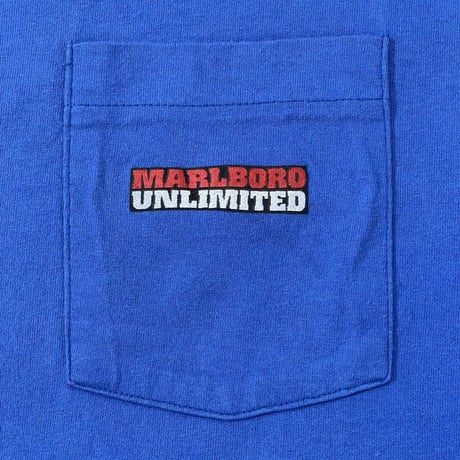 Marlboro UNLIMITED COYOTE POCKET TEE BLUE FITS L-XL 5