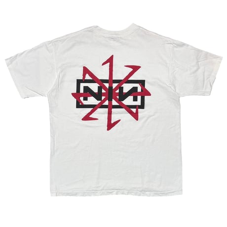 NINE INCH NAILS 1995 DEVIL TOUR WHITE ALL SPORT XL 3228