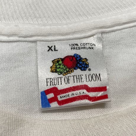 BEATLES 1990 ABBEY ROAD WHITE FRUIT OF THE LOOM XL 9306