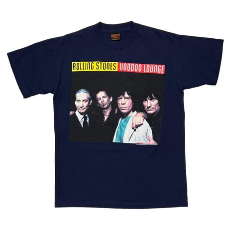 ROLLING STONES 1994 VOODOO LOUNGE MEMBER NAVY BROCKUM LARGE 4884