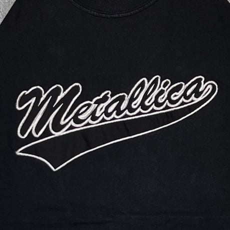 METALLICA RAGLAN TEE BLACK/GREY GIANT LARGE 7745