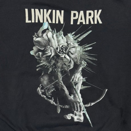 LINKIN PARK THE HUNTING PARTY HOODED SWEATSHIRT FRUIT OF THE LOOM LARGE 5071