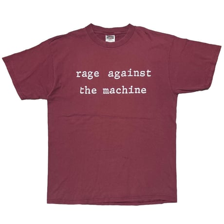 RAGE AGAINST THE MACHINE MOLOTOV BURGUNDY TULTEX XL 0172