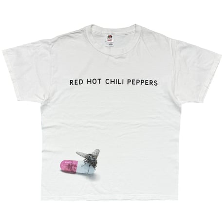 RED HOT CHILI PEPPERS I'M WITH YOU WHITE FRUIT OF THE LOOM LARGE 2441