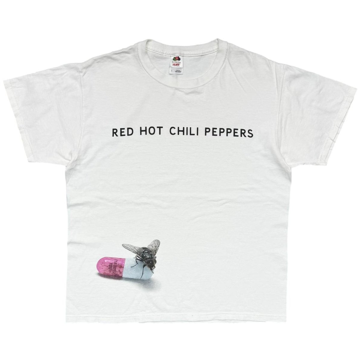 RED HOT CHILI PEPPERS /IM WITH YOU tシャツ RED HOT CHILI PEPPERS I'M WITH YOU WHITE FRUIT