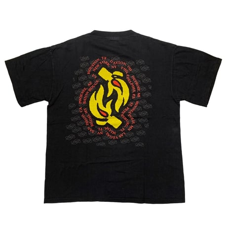 SOUNDGARDEN 1991 BAD MOTOR FINGER TOUR TEE BLACK BROCKUM XL 3810