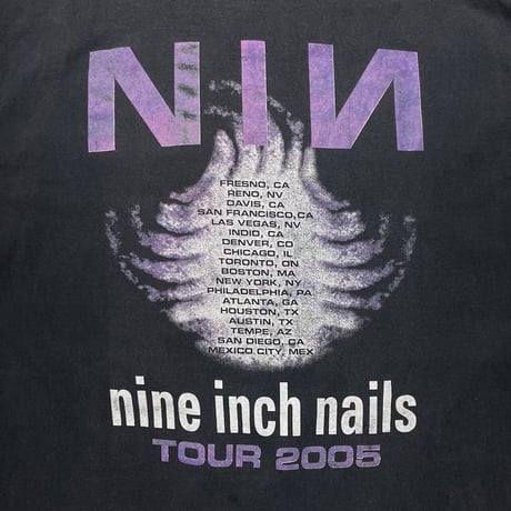 NINE INCH NAILS 2005 TOUR LS ALSTYLE LARGE 0627