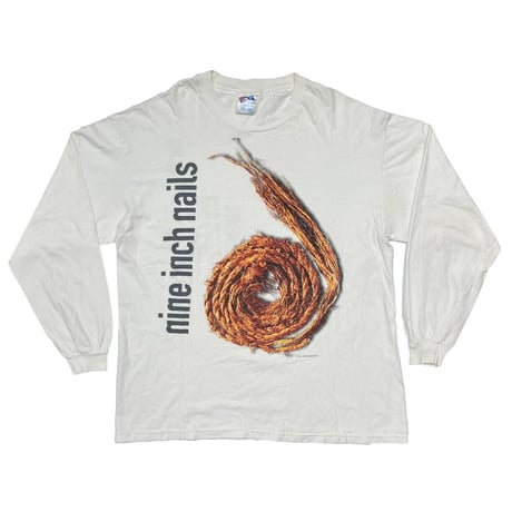 NINE INCH NAILS FURTHER DOWN THE SPIRAL WHITE HANES XL 8929