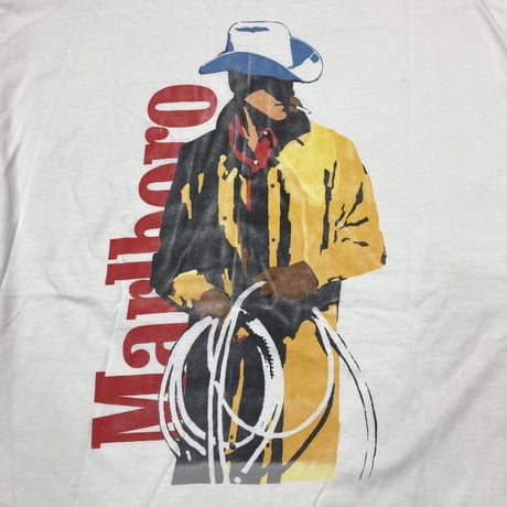 Marlboro COWBOY man WHITE HANES XL 9976