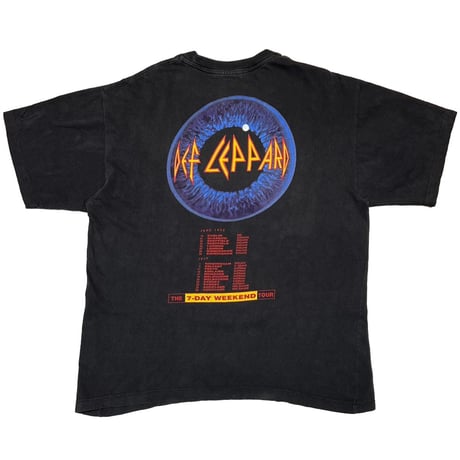 DEF LEPPARD ADRENALIZE THE 7-DAYS WEEKEND TOUR BRIGHT GREEN LARGE 4907