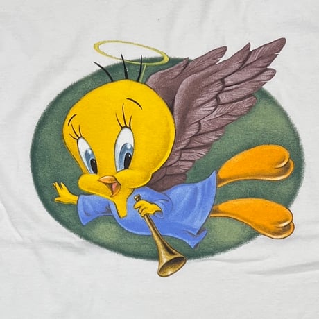 LOONEY TUNES ANGEL TWEETY WHITE LARGE 0269