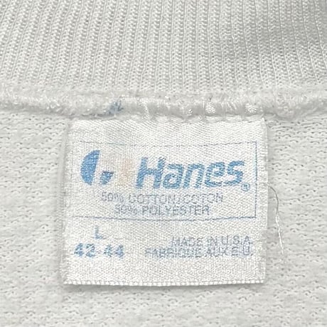 OLD&VINTAGE ANDY WARHOL CAMPBELL TOMATO SOUP CREWNECK SWEAT WHITE HANES LARGE 8326