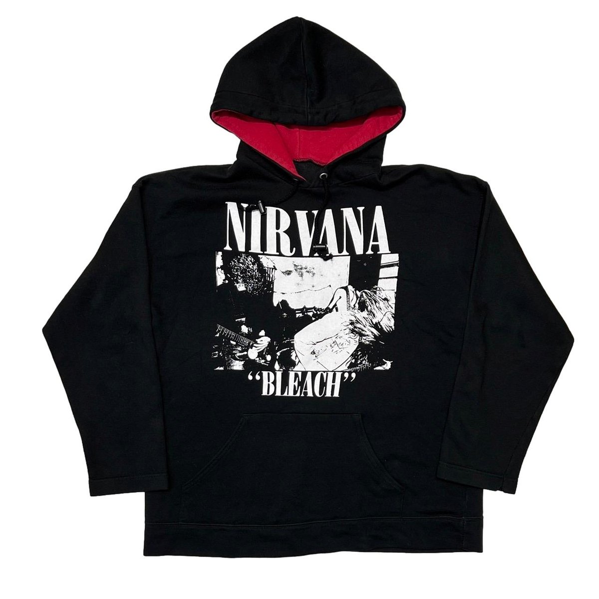 NIRVANA BLEACH MADE IN BRITAIN BOOTLEG HOODIE B