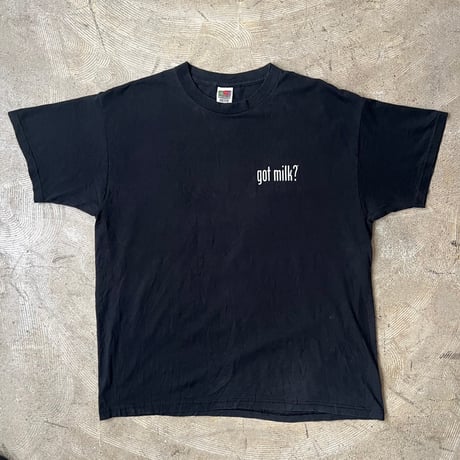 OLD&VINTAGE got milk? FRUIT OF THE LOOM XL 3385