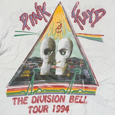 PINK FLOYD DIVISION BELL TOUR 1994 BOOTLEG WHITE HANES XL 0505