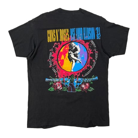 GUNS N' ROSES USE YOUR ILLUSION TOUR FRONT HAT SKULL 91-92 FITS LARGE 3315