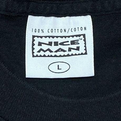PEARL JAM NIGHTMARE TEE BLACK NICEMAN LARGE 5244