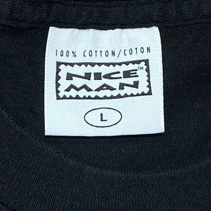 PEARL JAM NIGHTMARE TEE BLACK NICEMAN LARGE 524