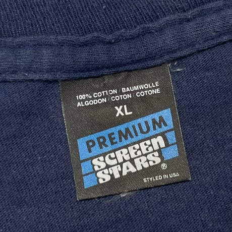 RAGE AGAINST THE MACHINE R LOGO DOUBLE SIDE NAVY SCREEN STARS XL 8443