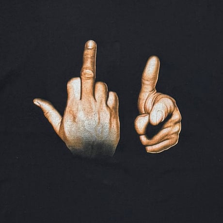 OLD&VINTAGE FUCK YOU HAND SIGN DELTA LARGE 3734
