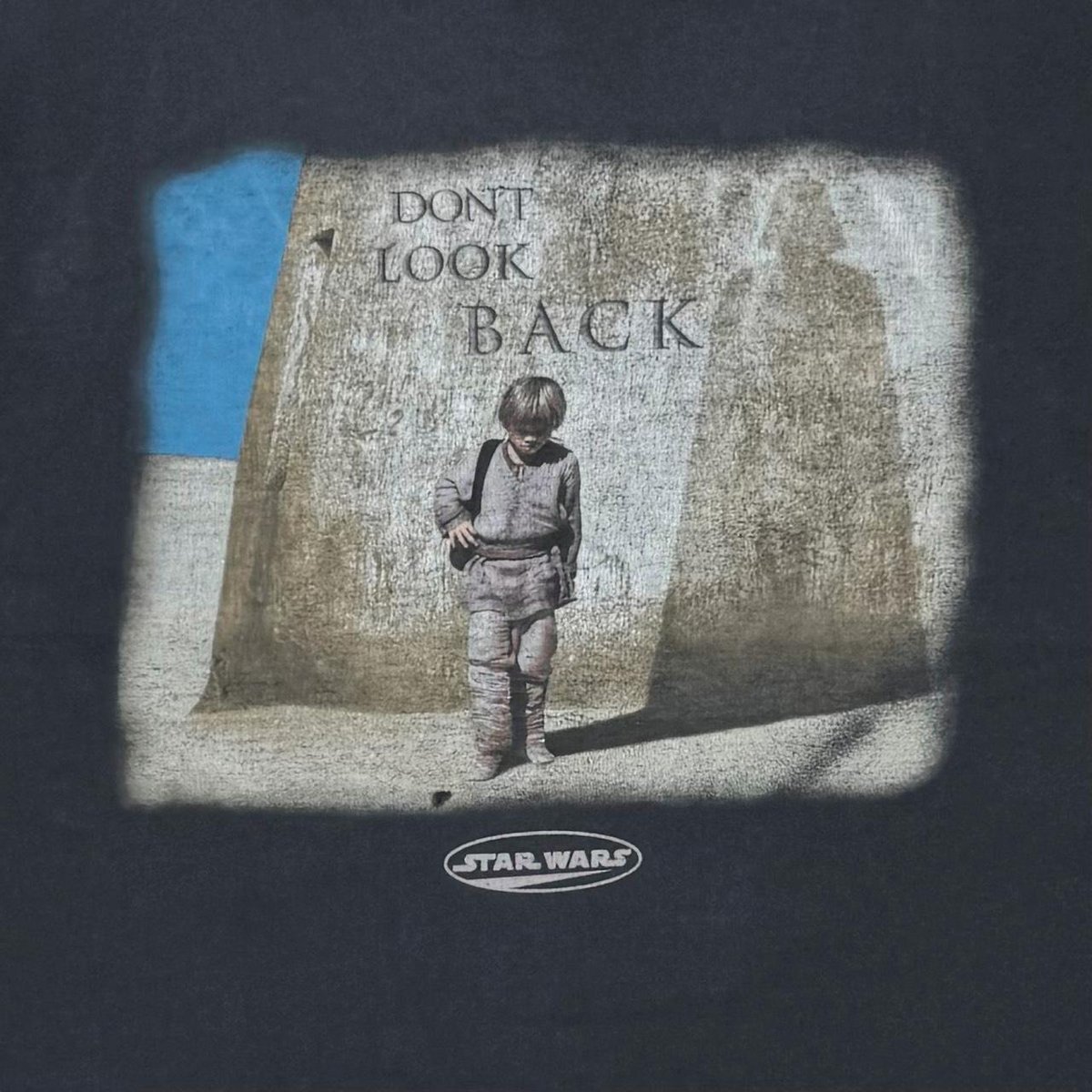 STAR WARS don’t look back T Star Wars 90s Don't Look Back Movie Promo Tee Black | Vintage High